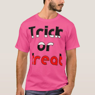 Halloween Süßigkeiten oder Streich Kostüm Grusel B T-Shirt