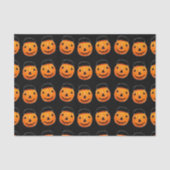 Halloween-Süßigkeiten oder Streich-Kürbisse-Tissue Seidenpapier (Vorderseite)