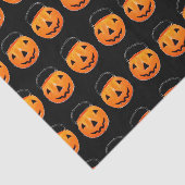 Halloween-Süßigkeiten oder Streich-Kürbisse-Tissue Seidenpapier (Ausschnitt)