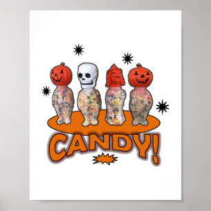 HALLOWEEN-SÜßIGKEITEN POSTER