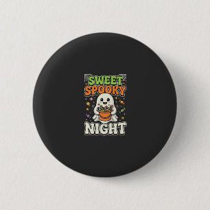 Halloween-Süßigkeiten-Schreckensnacht Button