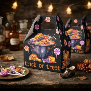 Halloween-Süßigkeiten Trick oder Treat Geschenkschachtel