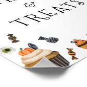 Halloween-Süßigkeiten und Leckereien Poster (Ecke)