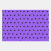 Halloween-Süßigkeiten und Spinnen Geschenkpapier Set (Vorderseite 3)