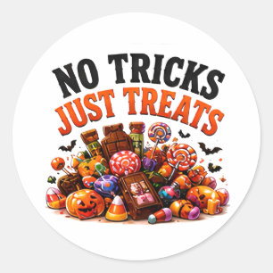 🍬 Halloween-Süßigkeitenliebhaber Lustiger Spruch Runder Aufkleber