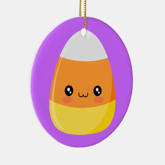 Halloween-Süßigkeits-Mais Keramikornament (Rechts)