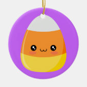 Halloween-Süßigkeits-Mais Keramikornament (Vorne)