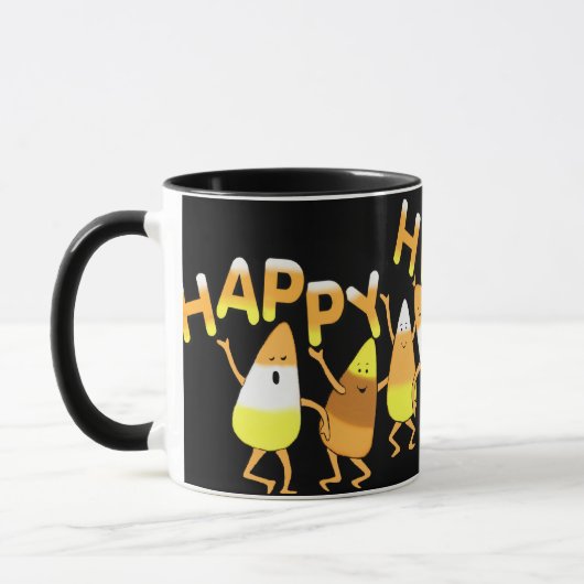 Halloween-Süßigkeits-Mais-Tasse Tasse (Links)
