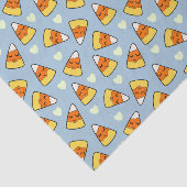 Halloween-Süßigkeits-Mais-und Herz-Muster Seidenpapier (Ausschnitt)