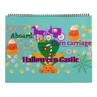Halloween-Süßwarenkalender. Kalender
