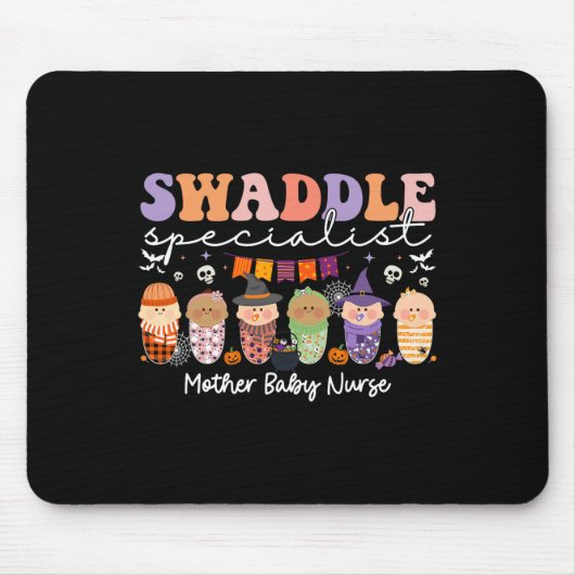 Halloween Swaddle Specialist Mutter von Mousepad (Vorne)