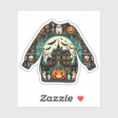 Halloween Sweater Aufkleber (Blatt)