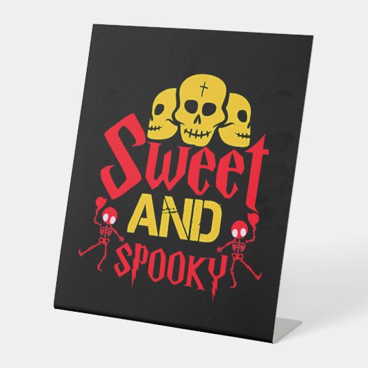 Halloween.Sweet and Spooky Sockelschild (Vorderseite)