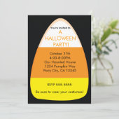 Halloween Sweet Candy Mais Party Einladungen (Stehend Vorderseite)