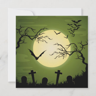 Halloween Sweet Sixteen schleimig grüne schwarze F Einladung