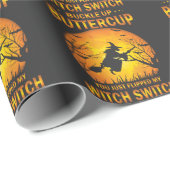 Halloween-Switch knöpfen Buttercup Geschenkpapier (Rolleneckpunkt)