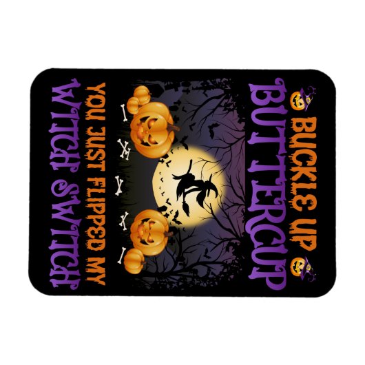 Halloween-Switch knöpfen Buttercup Magnet (Horizontal)