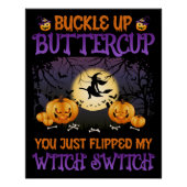 Halloween-Switch knöpfen Buttercup Poster (Vorderseite)