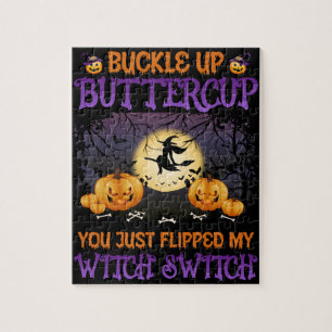 Halloween-Switch knöpfen Buttercup Puzzle