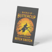 Halloween-Switch knöpfen Buttercup Sockelschild (Vorderseite)