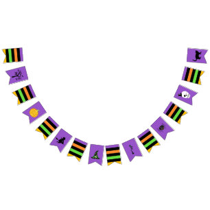 Halloween Symbole Jagdfahnen Wimpelkette