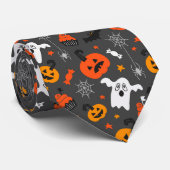 Halloween-Symbole Krawatte (Gerollt)