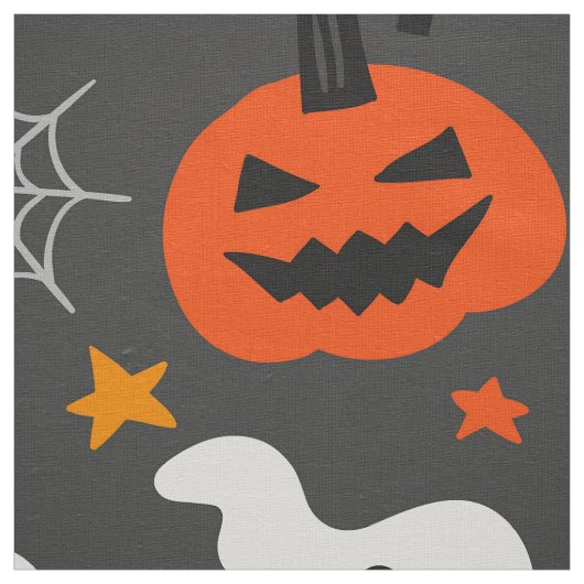 Halloween-Symbole Stoff (Muster)