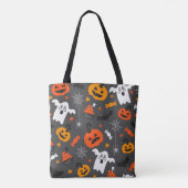 Halloween-Symbole Tasche (Rückseite)