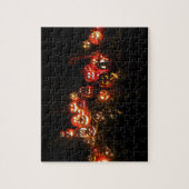 Halloween-Szene gefüllt mit Jack-O-Lanterns Puzzle (Vertikal)