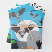 Halloween Szene Geschenkpapier Set (Beispiel)
