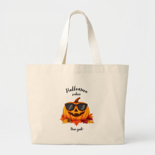 Halloween-Szene Jumbo Stoffbeutel