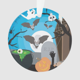 Halloween Szene Ornament