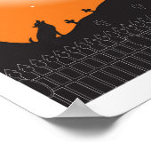 Halloween Szene Poster (Ecke)