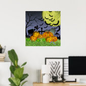 Halloween Szene Poster (Heimbüro)