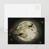 Halloween Szene Postkarte (Vorne/Hinten)