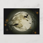 Halloween Szene Postkarte (Vorderseite)