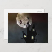 Halloween Szene Postkarte (Vorne/Hinten)