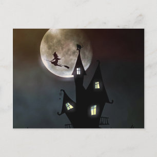 Halloween Szene Postkarte