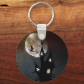 Halloween Szene Schlüsselanhänger (Vorderseite)