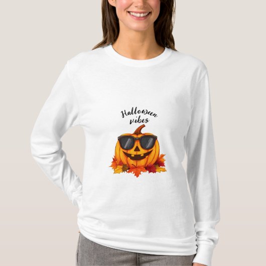 Halloween-Szene T-Shirt (Vorderseite)