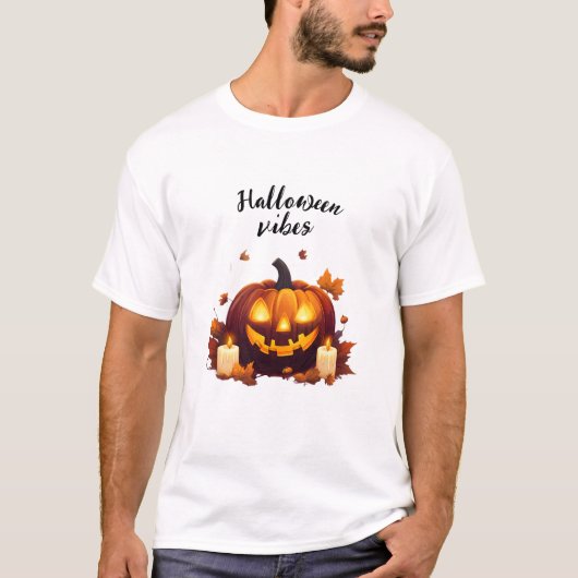 Halloween-Szene T-Shirt (Vorderseite)