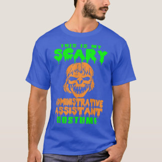 Halloween T, beängstigender Verwaltungsassistent T-Shirt