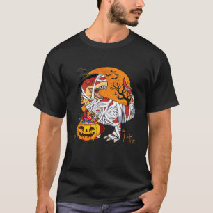 Halloween T Rex Dinosaurier Hexe Trick oder Behand T-Shirt
