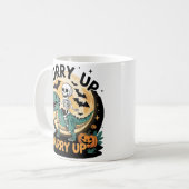 Halloween T-Rex Kaffeetasse (Vorderseite Links)
