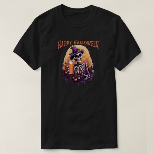 Halloween-T - Shirt (Design vorne)