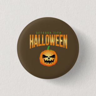 Halloween-T - Shirt 31. Oktober Button