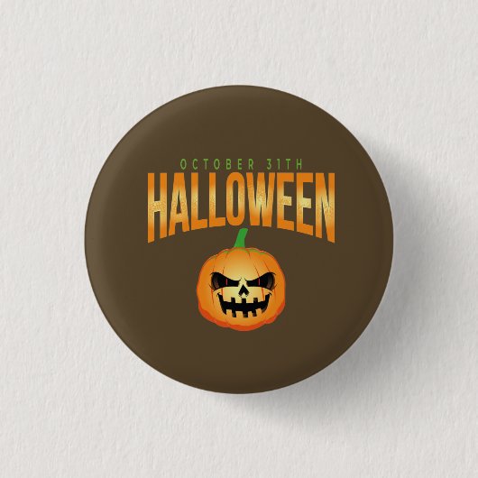 Halloween-T - Shirt 31. Oktober Button (Vorderseite)