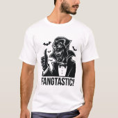 Halloween T Shirt A Vampire Fangtastic (Vorderseite)