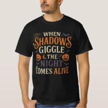Halloween T - Shirt Design Shadow Night
