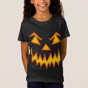 Halloween T - Shirt für Kinder, Kürbisgesicht